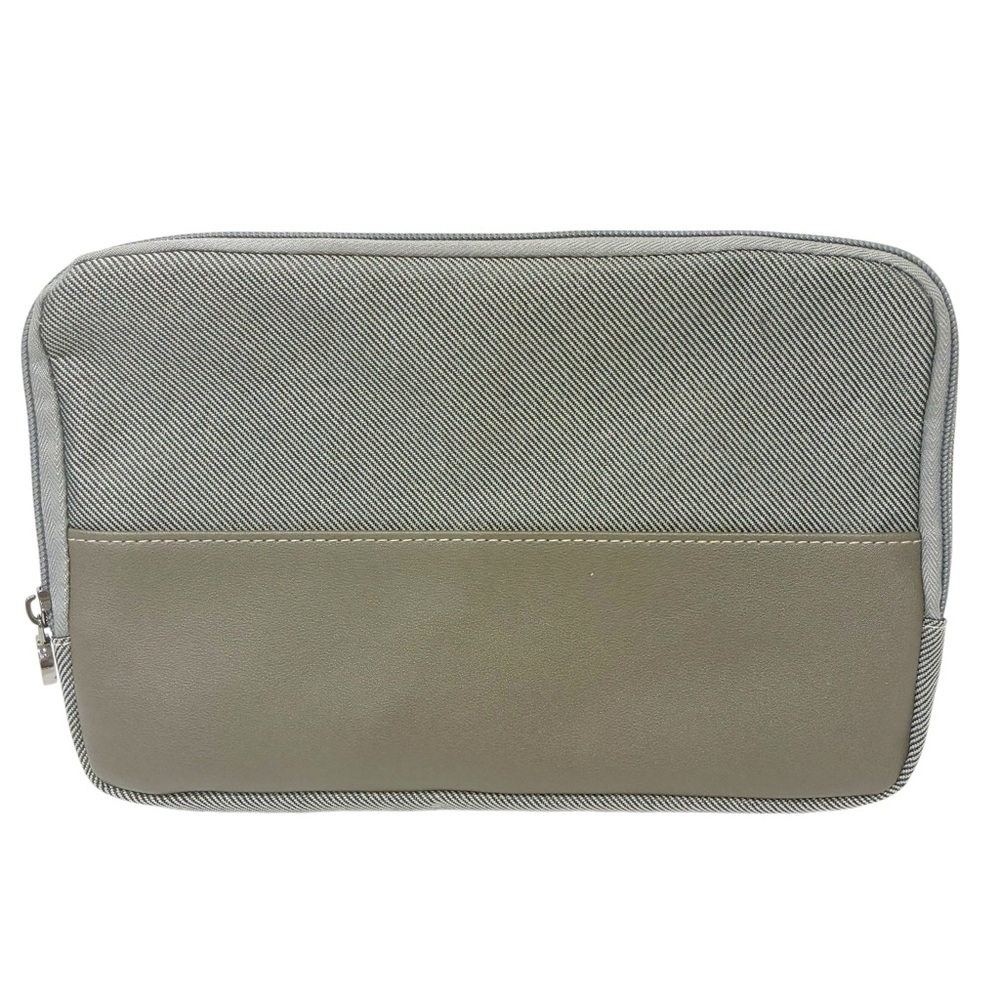 Bvlgari Grey Cloth Travel Bag‎ Multi Compartment Expandable